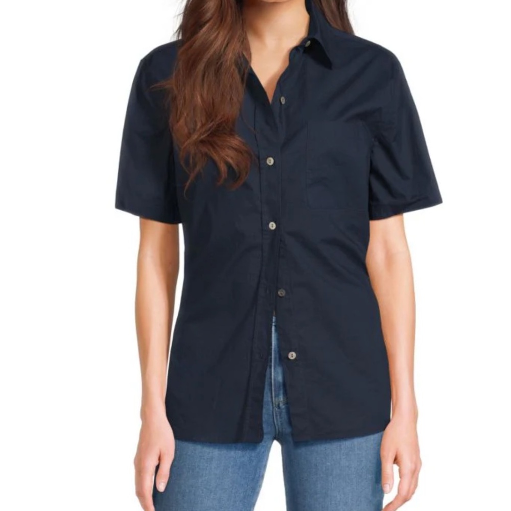 NWT Vince Camp Shirt in Coastal Blue Small